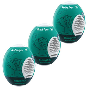 SATISFYER - 3 ЯЙЦА МАСТУРБАТОРА NAUGHTY