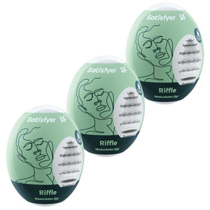 SATISFYER - 3 ЯЙЦА МАСТУРБАТОРА, ВИНТОВКА