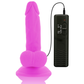 DIVERSIA — ELASTĪGA VIBRĒJOŠA DILDO PURPULA 17 CM -O- 3,3 CM