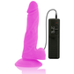 DIVERSIA — ELASTĪGA VIBRĒJOŠA DILDO PURPULA 18 CM -O- 4 CM