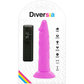 DIVERSIA - ГИБКИЙ ВИБРАЦИОННЫЙ ДИЛДО ФИОЛЕТОВЫЙ 23 СМ -O- 4.3 СМ