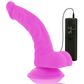 DIVERSIA - FLEXIBLE VIBRATING DILDO PURPLE 21.5 CM -O- 4.5 CM