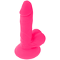 DIVERSIA — ELASTĪGA VIBRĒJOŠA DILDO ROZĀ 17 CM -O- 3,3 CM