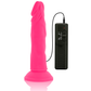 DIVERSIA — ELASTĪGA VIBRĒJOŠA DILDO ROZĀ 23 CM -O- 4,3 CM