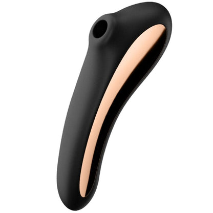 SATISFYER - ДВОЙНОЙ ВОЗДУШНЫЙ ВИБРАТОР KISS ЧЕРНЫЙ