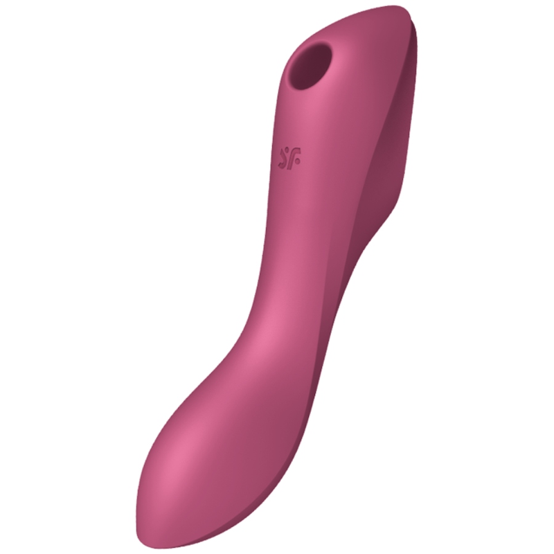 SATISFYER - CURVY TRINITY 3 ВОЗДУШНЫЙ ИМПУЛЬСНЫЙ ВИБРАТОР КРАСНЫЙ