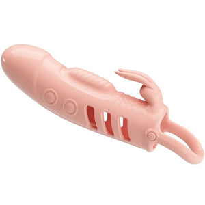 PRETTY LOVE - SLOANE NATURAL RABBIT PENIS SHEATH PRETTY LOVE