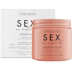 BIJOUX - ORGASM GLOW FOOD SUPPLEMENT 60 CAPSULES - LoveYou.lv
