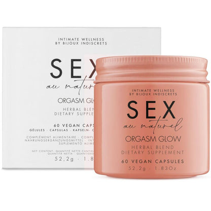 BIJOUX - ORGASM GLOW FOOD SUPPLEMENT 60 CAPSULES - LoveYou.lv