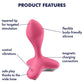 SATISFYER - ИЗМЕНЯЮЩИЙ ИГРУ ВИБРАТОР-ПЛЮШКА РОЗОВЫЙ