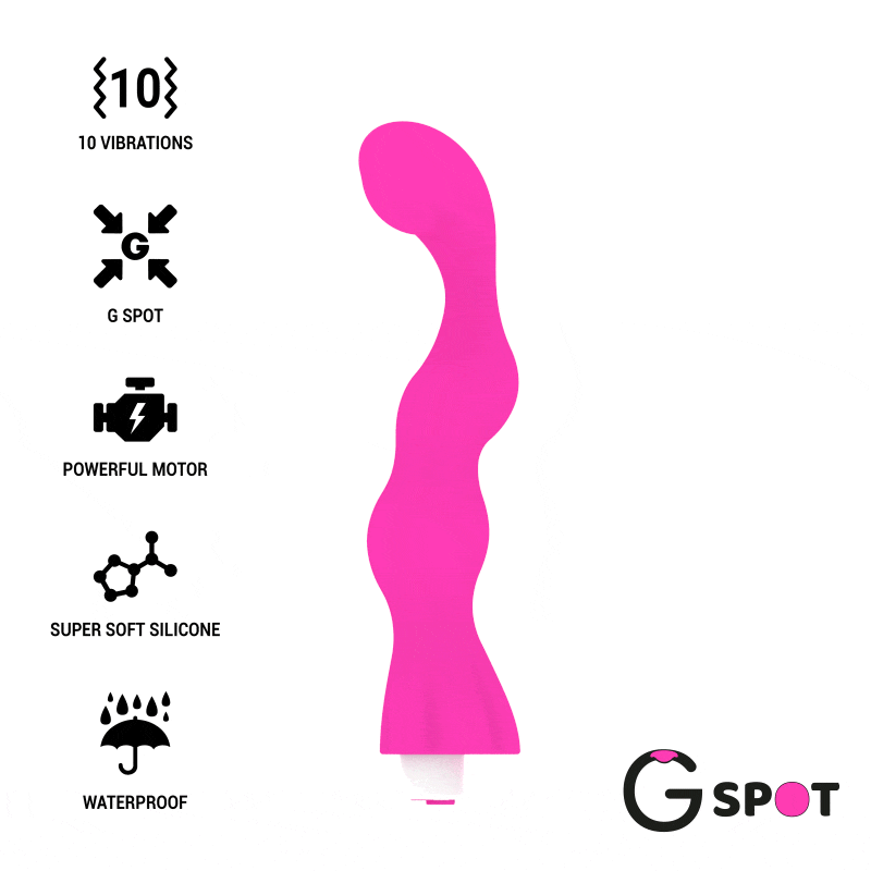 G-SPOT - GEORGE G-SPOT VIBRATOR GUM ROZĀ