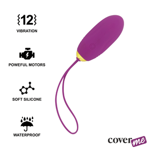 COVERME - ЯЙЦО С ДИСТАНЦИОННЫМ УПРАВЛЕНИЕМ LAPI LILAC