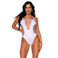 LEG AVENUE - BODY THONG RACERBACK BLACK