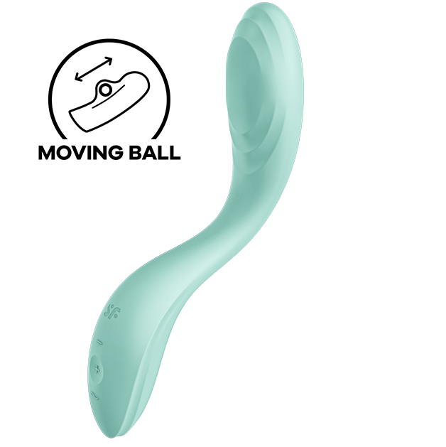 SATISFYER - RRROLLING PLEASURE GSPOT ВИБРАТОР ЗЕЛЕНЫЙ
