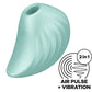 SATISFYER - PEARL DIVER ВОЗДУШНЫЙ ИМПУЛЬСНЫЙ СТИМУЛЯТОР И ВИБРАТОР ЗЕЛЕНЫЙ