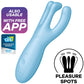 SATISFYER - THREESOME 4 VIBRATOR APP PINK