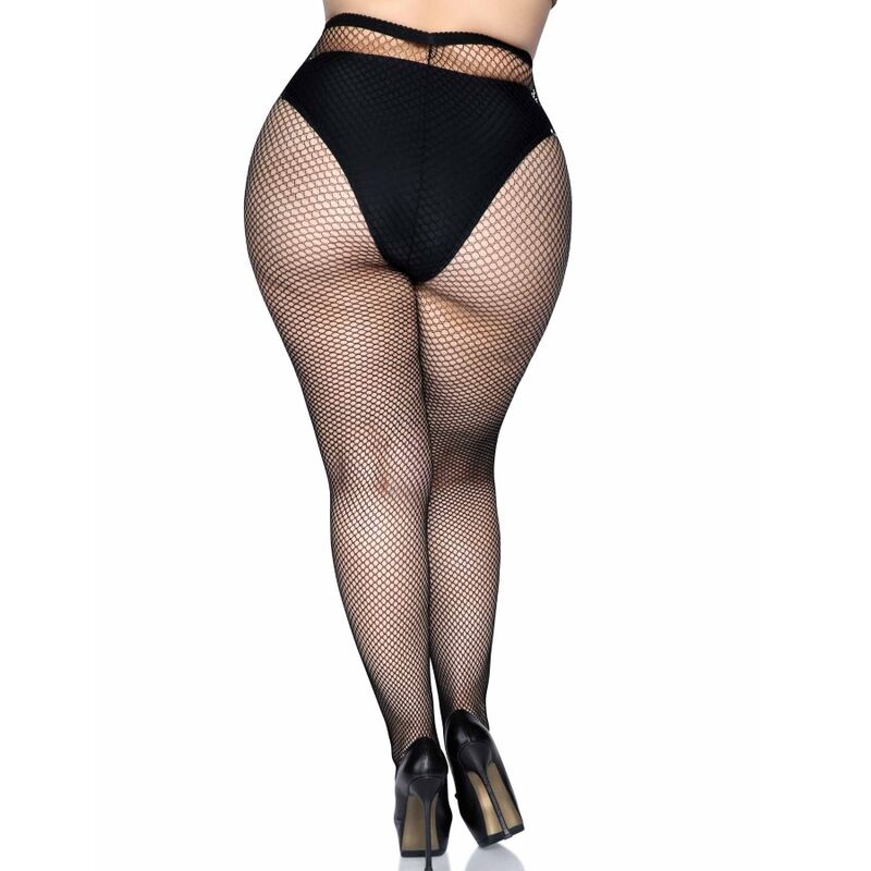 LEG AVENUE - FISHNET PANTYHOSE PLUS SIZE LEG AVENUE HOSIERY
