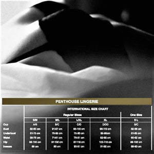 PENTHOUSE - CLASSIFIED THONG BLACK S/M PENTHOUSE THONG