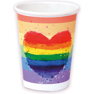 PRIDE - SET 8 LGBT FLAG CUPS PRIDE