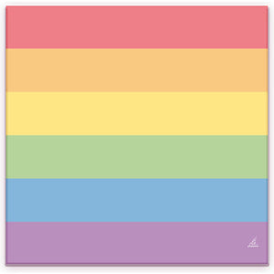 PRIDE - SET 20 LGBT FLAG NAPKINS PRIDE