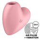 SATISFYER - МИЛАШКА СЕРДЦЕ ВОЗДУШНЫЙ ИМПУЛЬСНЫЙ СТИМУЛЯТОР И ВИБРАТОР СИНИЙ