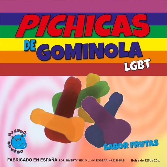 PRIDE - GUMMY PENIS AUGĻI LGBT