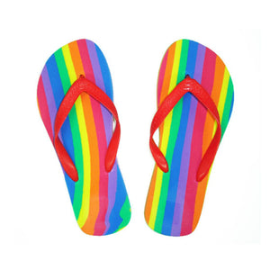 PRIDE - LGBT FLAG FLIP FLOPS 42-43 EUR PRIDE