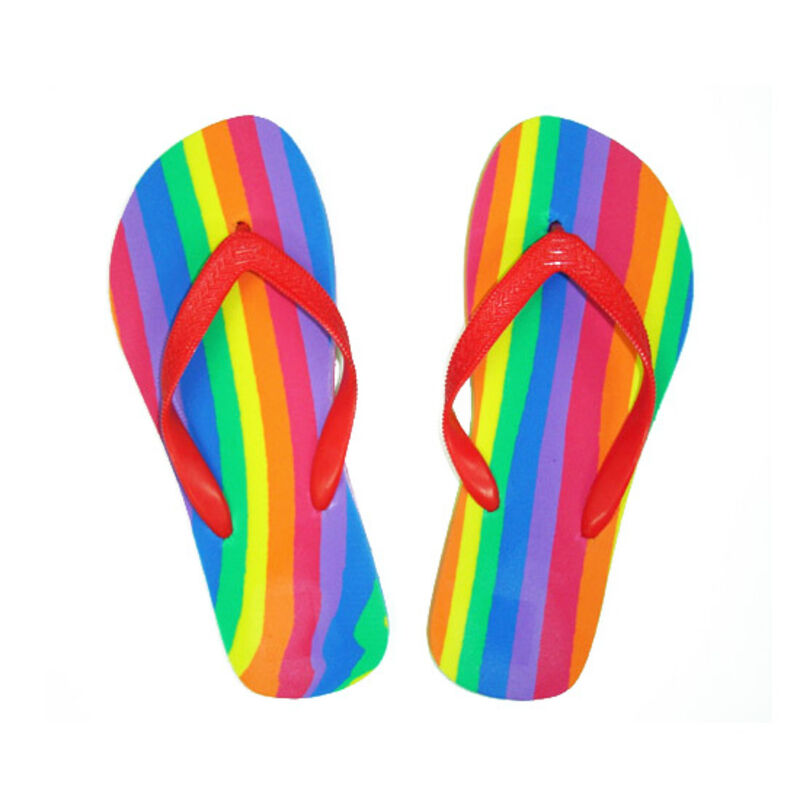PRIDE - LGBT FLAG FLIP FLOPS 44-45 EUR PRIDE