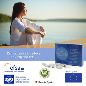 500 COSMETICS - ZEN PILLS CAPSULES TO REDUCE ANXIETY - LoveYou.lv