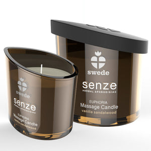 ZVIEDRIJA - SENZE EUPHORIA MASĀŽAS SVECE - VANIĻA, SANDALKOKS