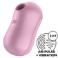 SATISFYER - СЛАДКАЯ ВАТА ВОЗДУШНЫЙ ИМПУЛЬСНЫЙ СТИМУЛЯТОР И ВИБРАТОР СИРЕНЕВЫЙ