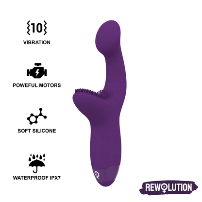 REWOLUTION — REWOKISS VIBRATORA PUNKTS UZ STIMULĀTORU