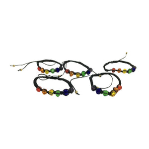 PRIDE - LGBT FLAG GLASS BALL BRACELET PRIDE