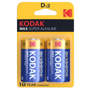 ЩЕЛОЧНАЯ БАТАРЕЯ KODAK - MAX D LR20 2 ШТ.