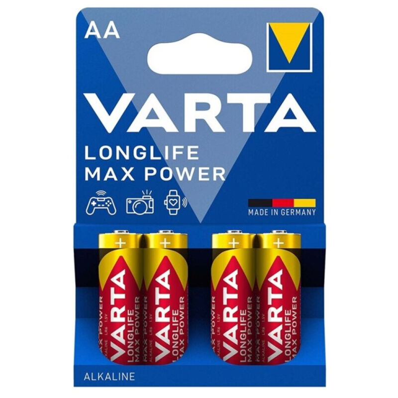 VARTA - MAX POWER ЩЕЛОЧНАЯ БАТАРЕЯ AA LR6 4 ШТ.