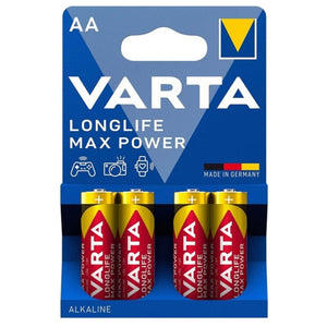 VARTA - MAX POWER ЩЕЛОЧНАЯ БАТАРЕЯ AA LR6 4 ШТ.