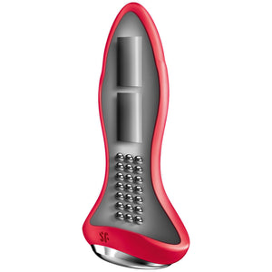 SATISFYER - РОТАТОРНАЯ ПРОБКА 1+ ВИБРАЦИОННАЯ ПРОБКА ПРИЛОЖЕНИЕ КРАСНАЯ
