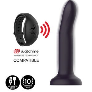 MITOLOĢIJA - DUMAN MYSTIC DILDO M - VIBRATORS SADERĪGS AR WATCHME BEZVADU TEHNOLOĢIJU