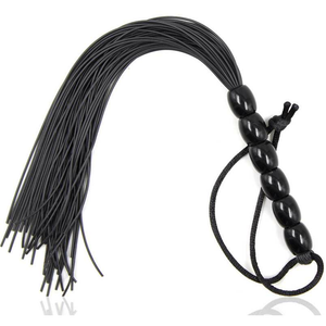 OHMAMA FETISH ribiga silikoonist käepidemega FLOGGER 22 CM OHMAMA FETISH
