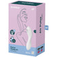 SATISFYER - CURVY TRINITY 5 ВОЗДУШНЫЙ ИМПУЛЬСНЫЙ СТИМУЛЯТОР И ВИБРАТОР С ПРИЛОЖЕНИЕМ БЕЛЫЙ