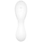 SATISFYER - CURVY TRINITY 5 ВОЗДУШНЫЙ ИМПУЛЬСНЫЙ СТИМУЛЯТОР И ВИБРАТОР С ПРИЛОЖЕНИЕМ БЕЛЫЙ