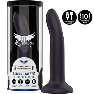 MITOLOĢIJA - DUMAN MYSTIC DILDO M - VIBRATORS SADERĪGS AR WATCHME BEZVADU TEHNOLOĢIJU