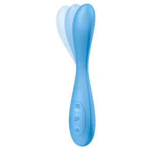 SATISFYER - G-SPOT FLEX 4+ МУЛЬТИ ВИБРАТОР ПРИЛОЖЕНИЕ СИНИЙ