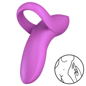 SATISFYER - BOLD LOVER ВИБРАТОР ДЛЯ ПАЛЬЦА БЕЛЫЙ