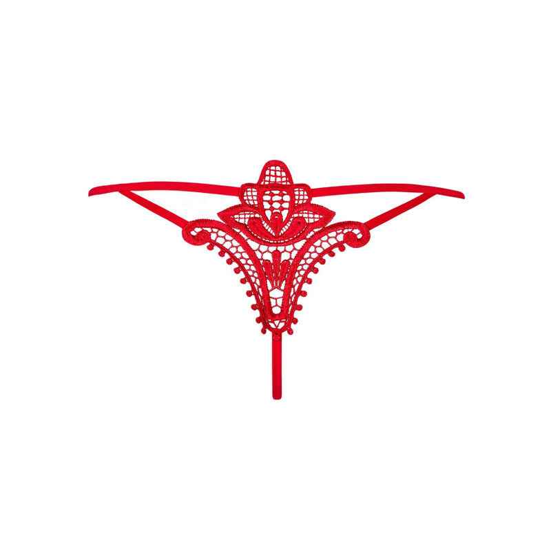 OBSESSIVE - LUIZA THONG RED S/M - LoveYou.lv