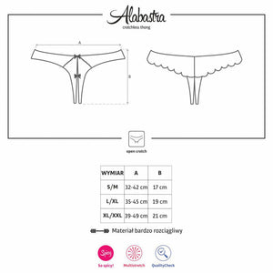 OBSESSIVE – ALABASTRA HARJUTA VALGE S/M – LoveYou.lv