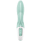 SATISFYER - AIR PUMP BUNNY 5+ НАДУВНОЙ КРОЛИК ВИБРАТОР ПРИЛОЖЕНИЕ ЗЕЛЕНЫЙ