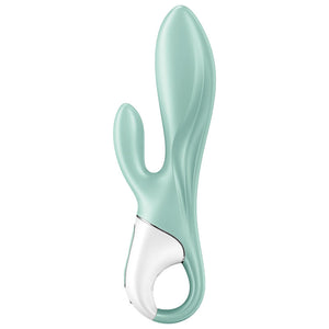 SATISFYER - AIR PUMP BUNNY 5+ НАДУВНОЙ КРОЛИК ВИБРАТОР ПРИЛОЖЕНИЕ ЗЕЛЕНЫЙ