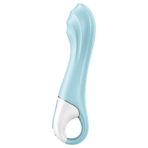 SATISFYER - ВОЗДУШНЫЙ НАСОС ВИБРАТОР 5+ НАДУВНОЙ ВИБРАТОР ДЛЯ ТОЧКИ G СИНИЙ