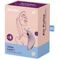 SATISFYER - VULVA LOVER 1 ВОЗДУШНЫЙ ИМПУЛЬСНЫЙ СТИМУЛЯТОР И ВИБРАТОР ФИОЛЕТОВЫЙ